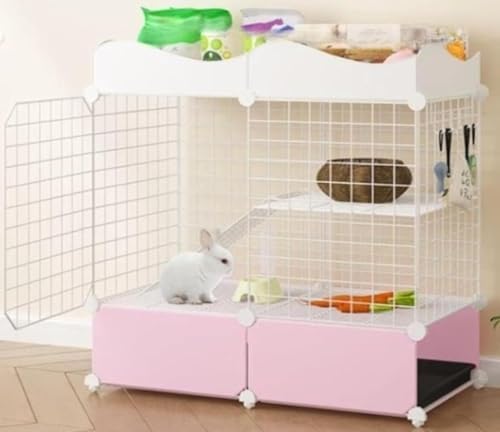 うさぎケージ　ウサギケージ　小動物　ペット用品　ピンク うさぎケージ ウサギケージ 小動物 ペット用品 ピンク - メルカリ